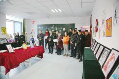 我院第十届技能大赛绘画手工作品展圆满结束