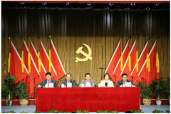 陕西省委组织部非公党建工作委员会社会组织党建处处长郭少锋、陕西省技工学校指导中心主任闫华出席中共西安建筑工程技师学院党校