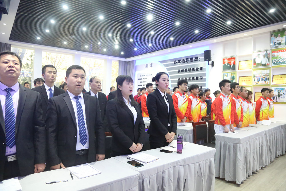 我院隆重召开第46届世界技能大赛暨中华人民共和国第一届职业技能大赛西安建筑工程技师学院赛前动员大会(图2) 我院隆重召开第46届世界技能大赛暨中华人民共和国第一届职业技能大赛西安建筑工程技师学院赛前动员大会(图2)