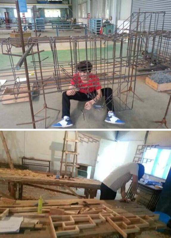 “陕建杯”全国技能大赛校内预选赛在我校实训中心火热进行(图3)