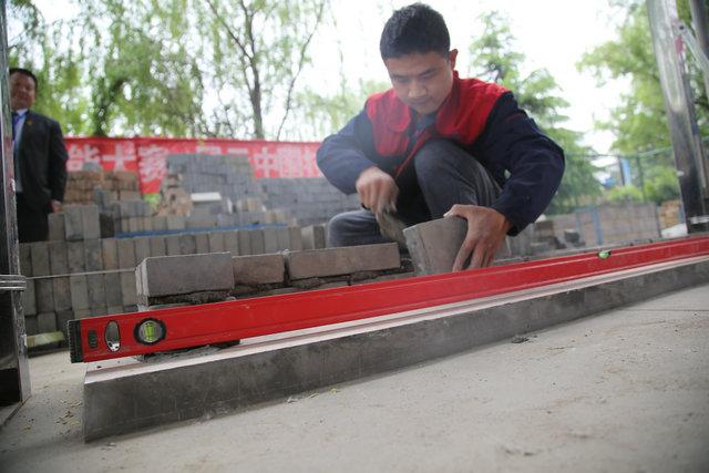 技能中国2018——第45届世界技能大赛砌筑、瓷砖贴面项目省际交流赛在西安建筑工程技师学院拉开帷幕(图14)