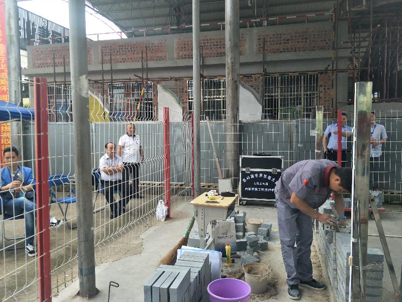 我校学子赴长沙参加第45届世界技能大赛住房城乡建设行业“超英杯”砌筑项目选拔赛(图2)