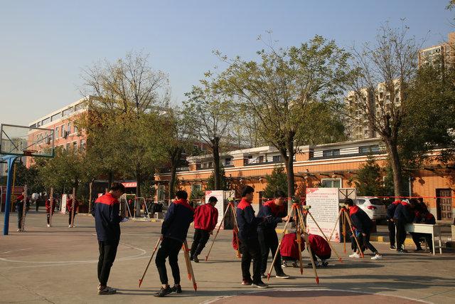 西安建筑工程技师学院第十一届技能大赛工程测量项目成功举行(图7)